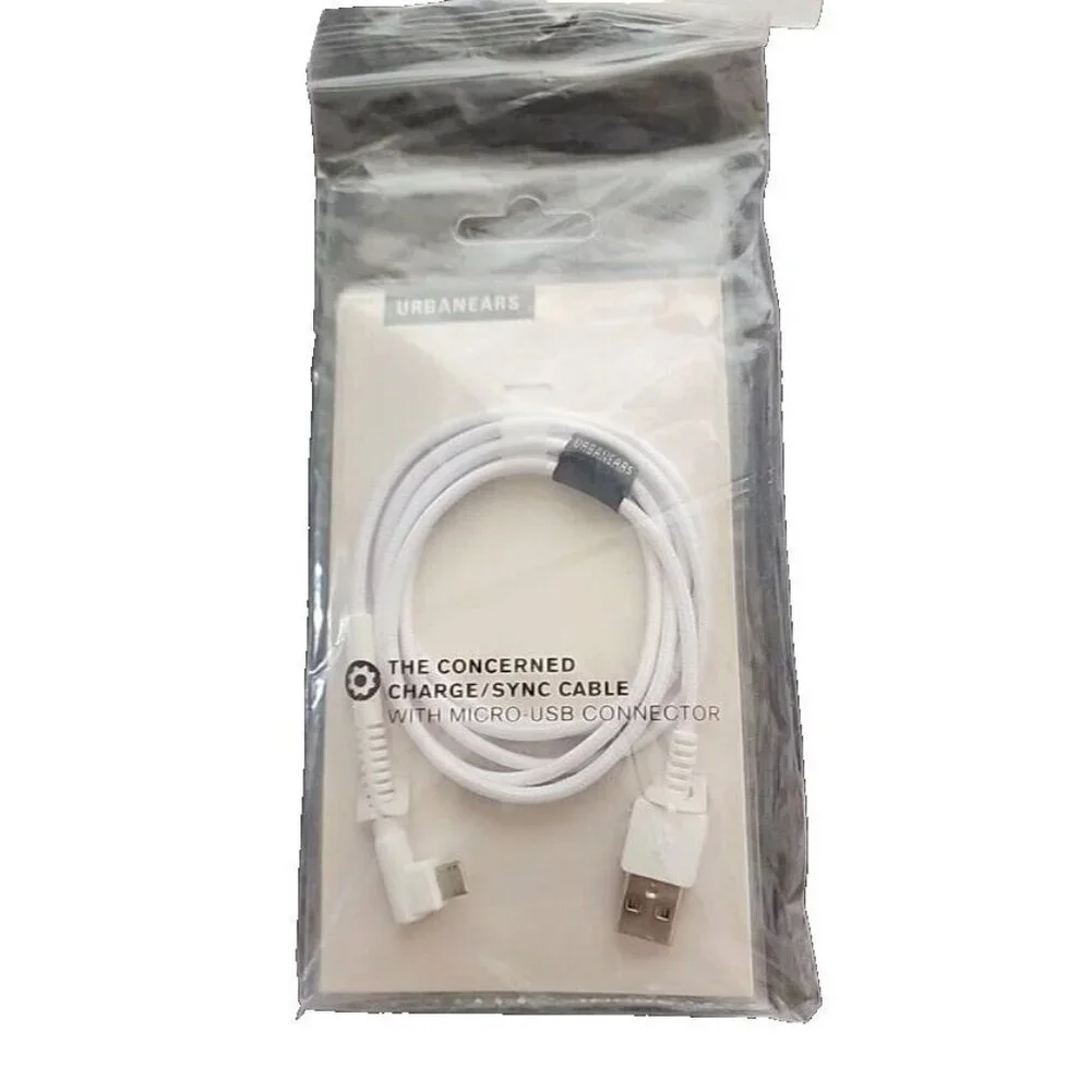 URBANEARS Micro USB Charge Sync Cable for BN NOOK COLOR & Android Devices NEW